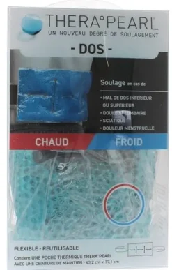 Théra Pearl dos patch chaud froid - 1 patch réutilisable