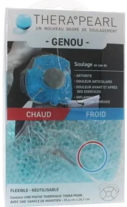 Théra Pearl genou patch chaud froid - 1 patch réutilisable