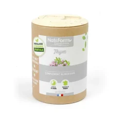 Thym voies aériennes Ecoresponsable Nat&Form - boite de 60 gélules