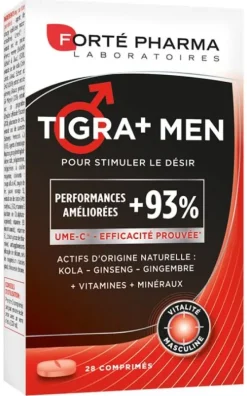 Tigra men + énergie Forte Pharma - boîte de 28 comprimés