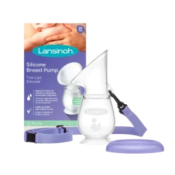 Tire-lait silicone recueil lait Lansinoh - un tire-lait