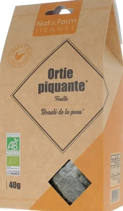Tisane Ortie piquante beauté de la peau Nat & Form - sachet de 40g