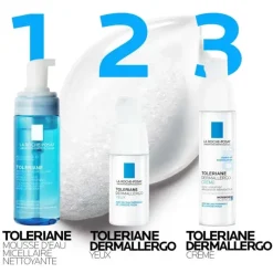 Toleriane mousse d'eau micellaire nettoyante La Roche-Posay - flacon-pompe de 150ml