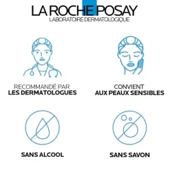 Toleriane mousse d'eau micellaire nettoyante La Roche-Posay - flacon-pompe de 150ml