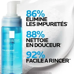 Toleriane mousse d'eau micellaire nettoyante La Roche-Posay - flacon-pompe de 150ml