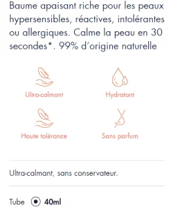 Tolérance Control Baume apaisant restaurateur Avène - tube de 40 ml