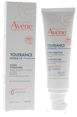 Tolérance Hydra-10 Fluide hydratant Avène - tube de 40ml