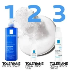 Tolériane Gel moussant double nettoyant La Roche-Posay - flacon-pompe de 400ml