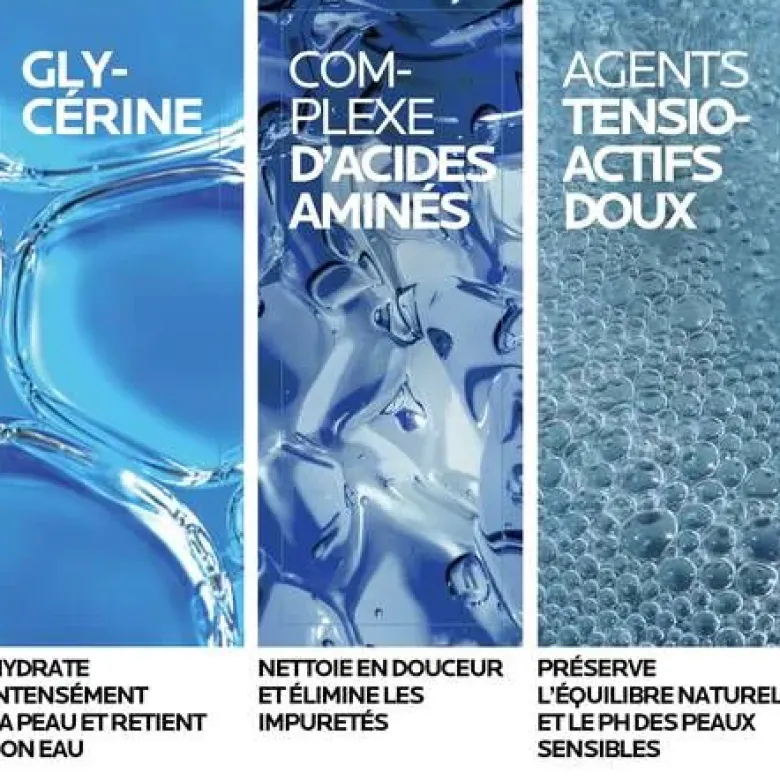 Tolériane Gel moussant double nettoyant La Roche-Posay - flacon-pompe de 400ml