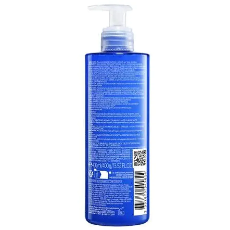 Tolériane Gel moussant double nettoyant La Roche-Posay - flacon-pompe de 400ml