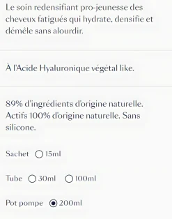 Tonucia Masque repulpant démêlant René Furterer