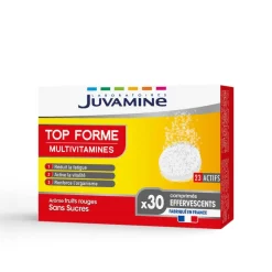 Top Forme Multivitamines Juvamine - boîte de 30 comprimés effervescents