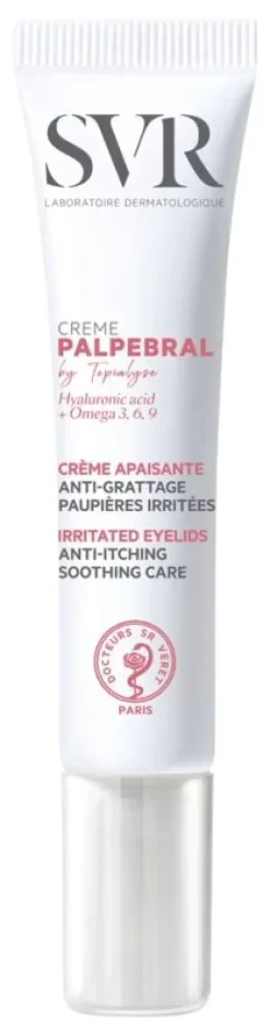 Topialyse palpébral crème apaisante paupières SVR - tube de 15 ml