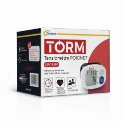 TORM Tensiomètre électronique au poignet DBP 8189 Cooper - 1 tensiomètre