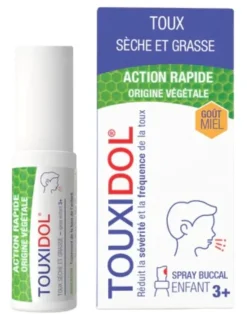Touxidol spray toux sèche et grasse adultes PediAct