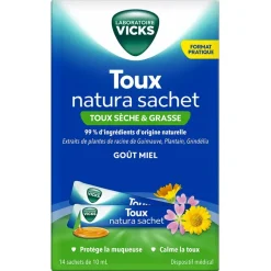 Toux Natura sèche et grasse Vicks