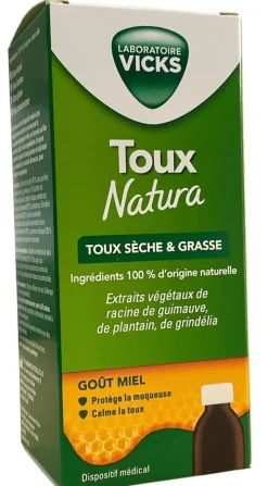 Toux Natura sèche et grasse Vicks