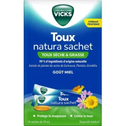 Toux Natura sèche et grasse Vicks