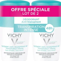 Traitement anti-transpirant 48h transpiration intense Vichy