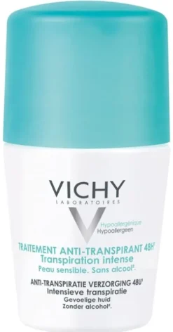 Traitement anti-transpirant 48h transpiration intense Vichy
