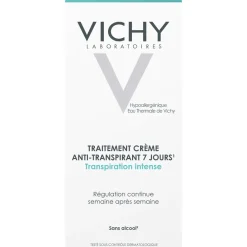 Traitement crème anti-transpirant 7 jours Vichy - tube de 30 ml