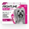 Tri-act solution pour spot-on chiens 2-5 kg Frontline - boîte de 6 pipettes de 0,5ml