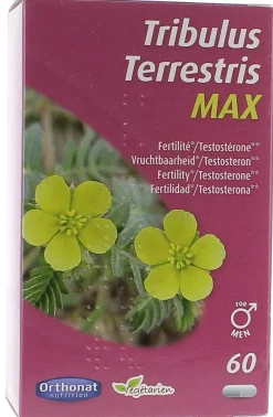 Tribulus Terrestris Max Orthonat - boîte de 60 gélules