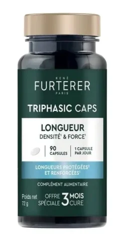 Triphasic Caps longueur René Furterer - boîte de 90 capsules offre spéciale