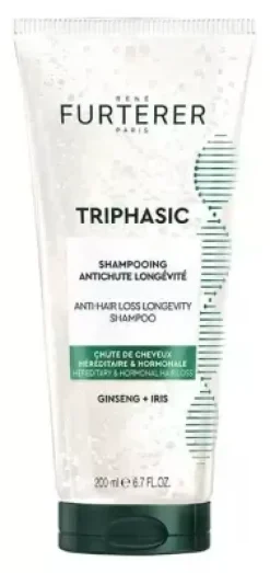 Triphasic shampooing antichute longévité René Furterer - tube de 200ml