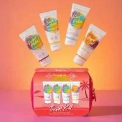 Trousse de voyage cheveux ondulés Les secrets de Loly - trousse de 4 produits