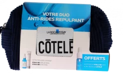 Trousse duo anti-rides repulpant La Roche-Posay - coffret de 2 produits + sérum hyalu B5 10ml offert