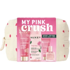 Trousse my pink crush mes essentiels Nuxe - trousse de 2 produits + 2 minis offerts