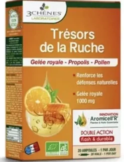 Trésors de la Ruche BIO 3 Chênes - boite de 20 ampoules