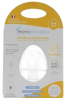 Téterelle physiologique adaptable 0-6 mois Mimipioupiou - une téterelle