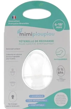 Téterelle physiologique adaptable 6-18 mois Mimipioupiou - une téterelle