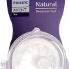 Tétine Natural Response débit 5 6 mois et + Avent - lot de 2 tétines