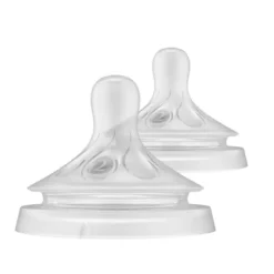 Tétine Natural Response débit moyen nouveau-né 0 mois + Avent - lot de 2 tétines
