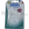 Tétine plate anti-colique débit rapide 18 mois+ Dodie - 2 tétines