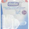 Tétines rondes 3 vitesses anti-colique +6 mois Dodie - 2 tétines
