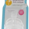 Tétines silicone anti-colique 0 mois+ Luc et Léa - 2 tétines