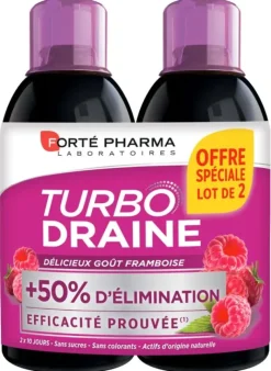 Turbodraine goût thé pêche Forté Pharma