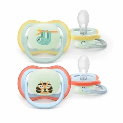 Ultra air nighttime sucettes 0-6mois Avent - lot de 2 sucettes