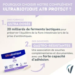 Ultrabiotique ATB protect Vitavea - boite de 10 gélules