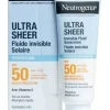 Ultra Sheer Fluide invisible solaire Hydratation SPF50 Neutrogena - tube de 50ml