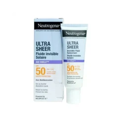 Ultra Sheer Fluide invisible solaire Age Shield SPF50 Neutrogena - tube de 50ml