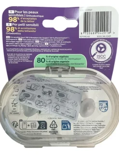 Ultra soft sucette 0-6mois Avent - lot de 2 sucettes