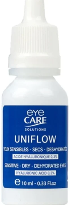 Uniflow Gouttes oculaires Eye Care - flacon de 10 ml