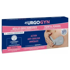 Urgogyn patch électrothérapie règles douloureuses rechargeable Urgo - un patch + 1 paire de gel rechargeable