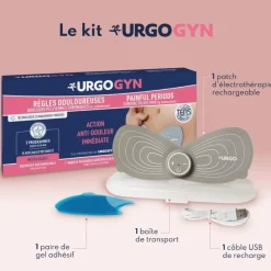 Urgogyn patch électrothérapie règles douloureuses rechargeable Urgo - un patch + 1 paire de gel rechargeable