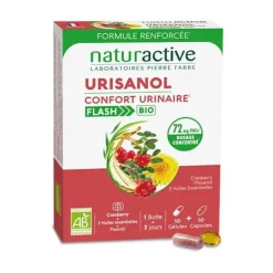 Urisanol confort urinaire flash Naturactive - boite de 20 capsules